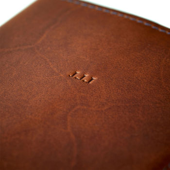Personalised Stitched Leather Travel Journal, 4 of 5