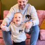 Personalised Polar Bear Jumper Set For Dad And Kids, thumbnail 4 of 6