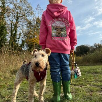 Kids Life Is Better With My Dog Hoody, 8 of 12