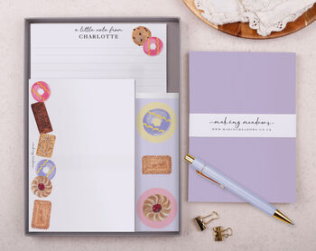 A5 Personalised Children's Stationery Set Gift With Biscuit Design, 2 of 9