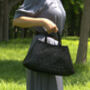Hand Woven Top Handle Tote, thumbnail 2 of 12