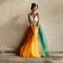 Tulle Rainbow Wedding Skirt, thumbnail 8 of 11