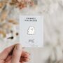 Halloween Cute Ghost Enamel Pin, thumbnail 2 of 2