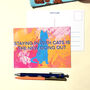 Staying In With Cats Is The New Going Out Postcard, thumbnail 3 of 4