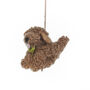 Handmade Felt Cassie The Cockapoo Dog Decoration, thumbnail 2 of 3