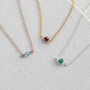 Minimalist Birthstone Bead Necklace, thumbnail 4 of 9