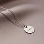 Personalised Disc Name Necklace, thumbnail 2 of 6