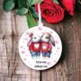 Personalised Rabbit Couple Love Decoration D, thumbnail 1 of 2