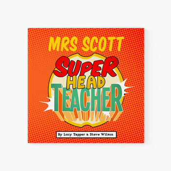 Personalised Super Headteacher End Of Term Gift Book, 2 of 10