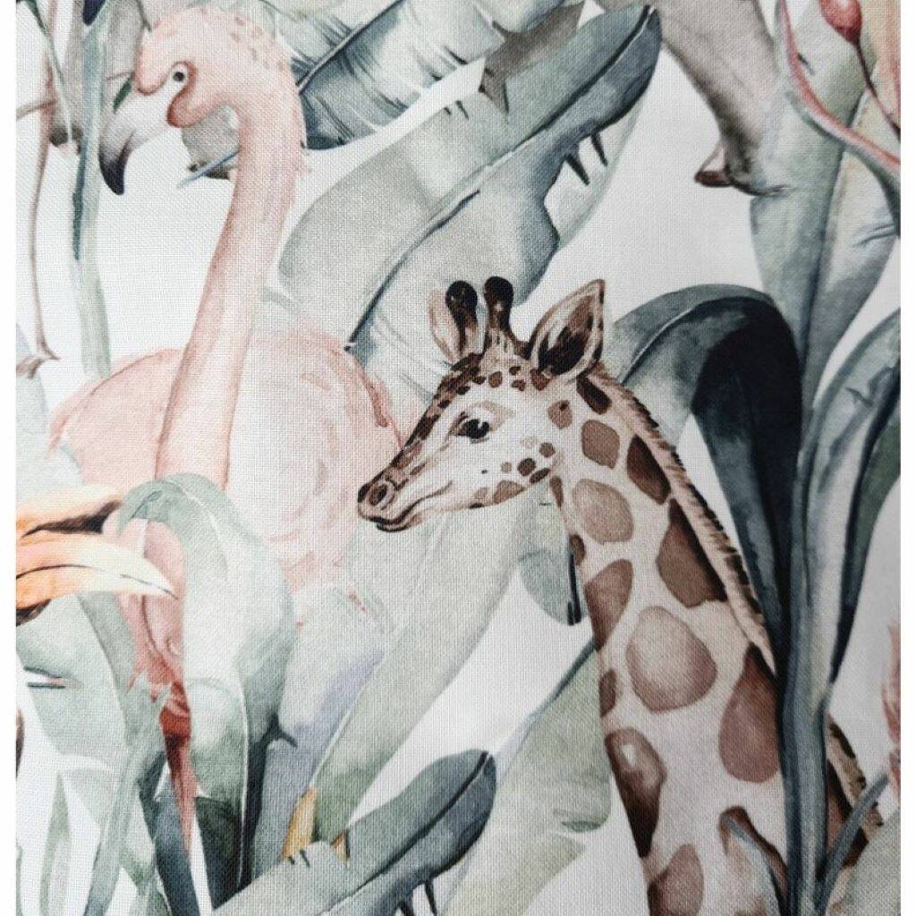 Jungle Tropical Animals Blackout Nursery Curtains By Mea Bee Design |  