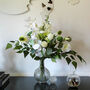 Wild Garden Bouquet With Decanter Vase, thumbnail 1 of 4