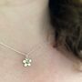 Peridot Little Flower Necklace, thumbnail 1 of 5