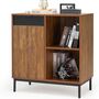 Sideboard, Storage Cabinet With One Door And Adjustable, thumbnail 1 of 9