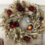 Cottage Autumn Dried Flower Wreath, thumbnail 3 of 6