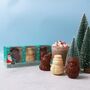 Christmas Character Hot Chocolate Bombes, Three Bombes, thumbnail 2 of 5