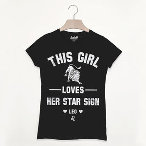 leo star sign t shirt