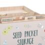 British Garden Birds Seed Packet Storage Box, thumbnail 5 of 5
