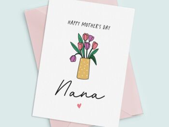 Tulip Nana Mother's Day Card, 4 of 5