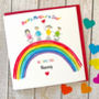 Personalised Happy Birhday Rainbow Card, thumbnail 8 of 10