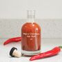 Personalised Etched Hot Sauce Bottle, thumbnail 3 of 4