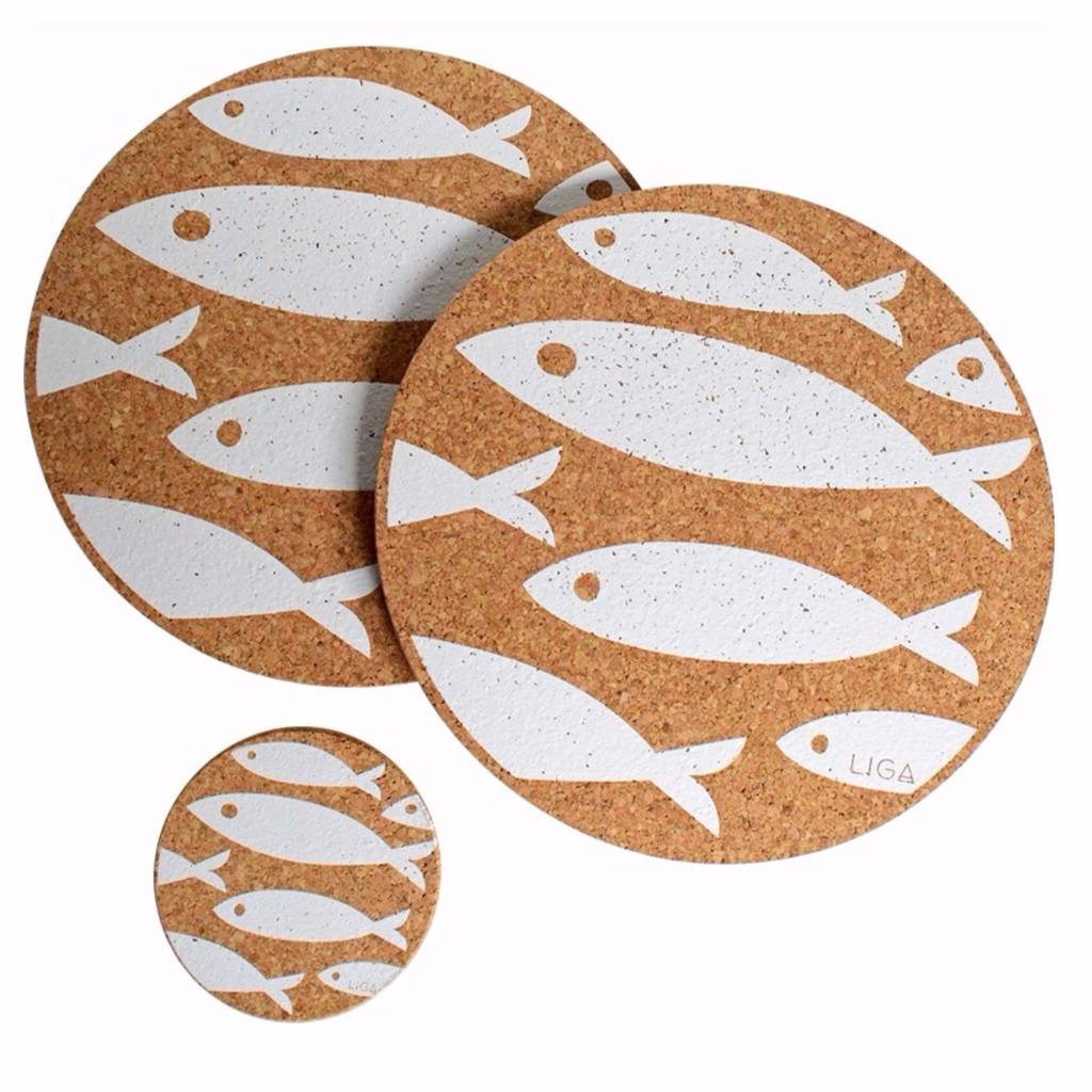 fish cork mats by liga