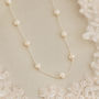 Delicate Sterling Silver And Pearl Necklace, thumbnail 1 of 4