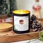 Merry Christmas Mum And Dad Candle, Personalised Xmas Gift For Parents, thumbnail 1 of 9
