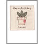 Personalised House Plant Birthday Card, thumbnail 9 of 10