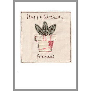 Personalised House Plant Birthday Card, 9 of 10
