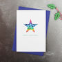 Bright Modern Christmas Star Cards, thumbnail 1 of 3