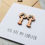 My Lobster Mate Greetings Card, thumbnail 5 of 7