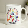 Personalised Shape Little Minds Teacher Mug, thumbnail 3 of 5