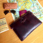 Handmade Real Leather Travel Clutch, thumbnail 6 of 7