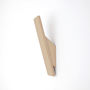 Modern Wooden Wall Hook In Ash Or Black Finish, thumbnail 1 of 6