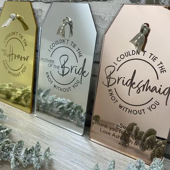 Personalised Wedding Party Gift Bottle Tags, 2 of 9