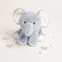 Gift Boxed Blue Soft Plush Elephant Toy, thumbnail 4 of 4