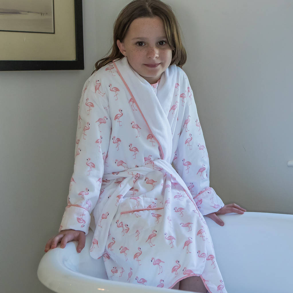 Flamingo Dressing Gown