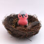 Needle Felted Chaffinch Standing Ornament, thumbnail 7 of 7