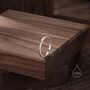 Extra Skinny Textured Ring In Sterling Silver, thumbnail 2 of 10