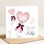 Personalised Daughter 16th Birthday Card, thumbnail 2 of 7