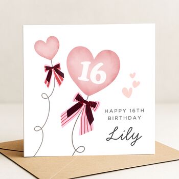 Personalised Daughter 16th Birthday Card, 2 of 7