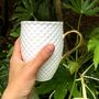 Black Coffee Cup With Gold Or Platinum Handle, thumbnail 4 of 12