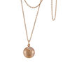 Pregnancy Necklace Pink Gold With Sparkling Star, thumbnail 3 of 6