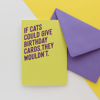If Cats Could Birthday Card, 2 of 5