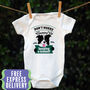Personalised Dog Babygrow Keeping A Lookout, thumbnail 1 of 12