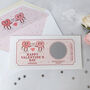 Personalised Retro Valentine’s Day Scratch To Reveal Card, thumbnail 1 of 9