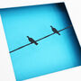Birds On A Wire Papercut Artwork, thumbnail 5 of 6