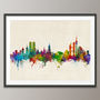 Munich Germany Skyline Cityscape Art Print, thumbnail 5 of 8