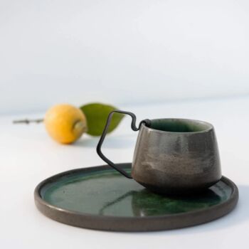 Hic Ceramics Small Handmade Stoneware Cup, 4 of 8