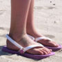Discoverers Kids Turtle Clips Flip Flops, thumbnail 3 of 7